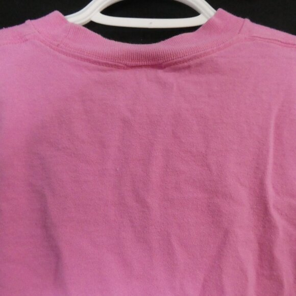 FRUIT OF THE LOOM - Heavy Cotton | size 10/12 | The End Is Near Pink Tee - Picture 11 of 16